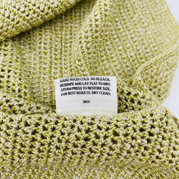 Eileen Fisher Linen Knit Short Sleeve Cardigan - Picture 7 of 9